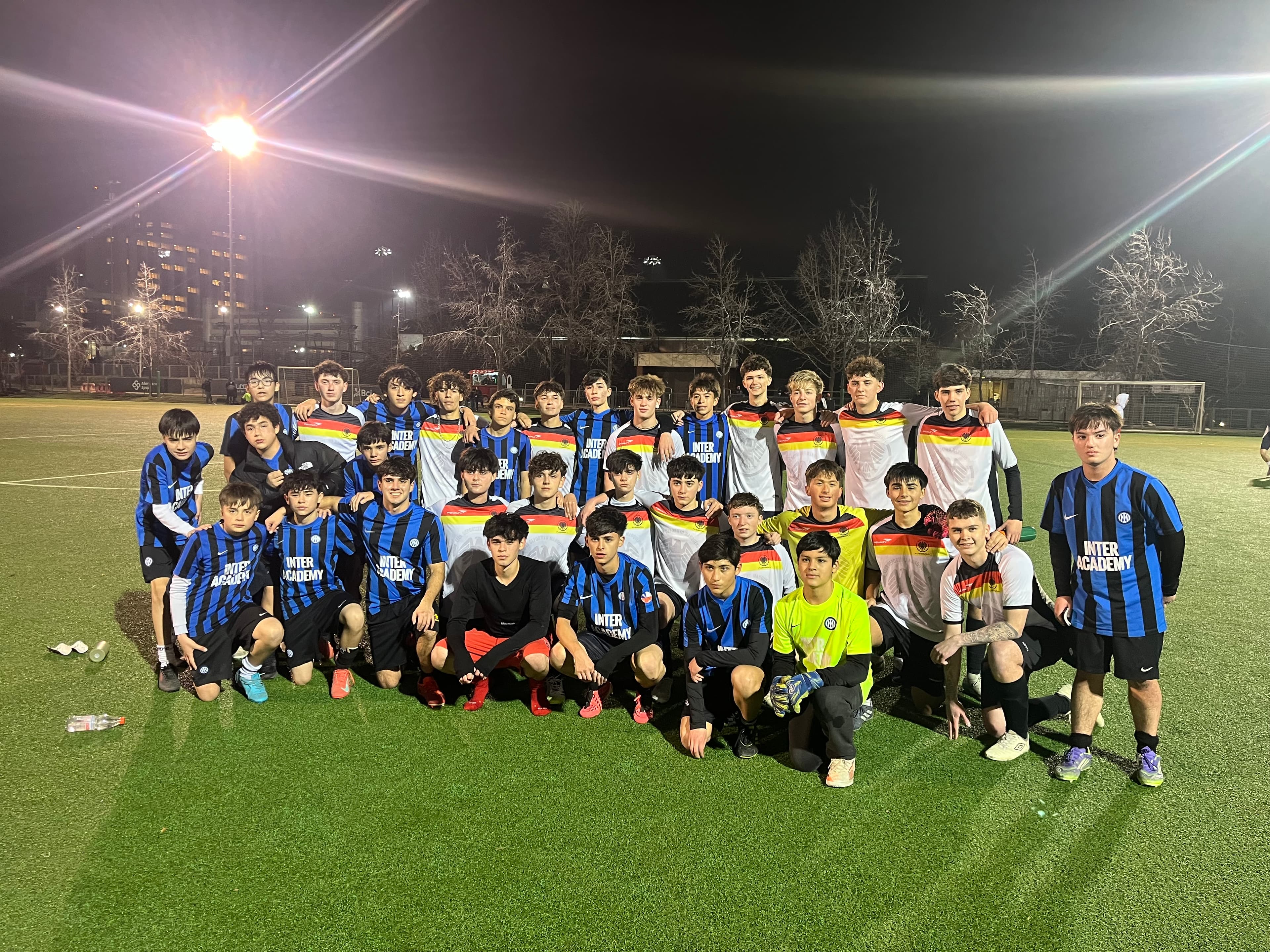 Inter y Club Manquehue juntos tras su amistoso de categoría Intermedia